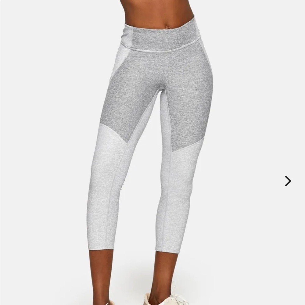 Outdoor Voices Light Grey 7/8 Leggings